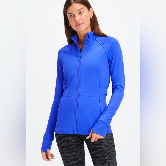Fabletics Trinity Blue Cold Weather Performance Jacket Size Large NWT - Picture 6 of 13